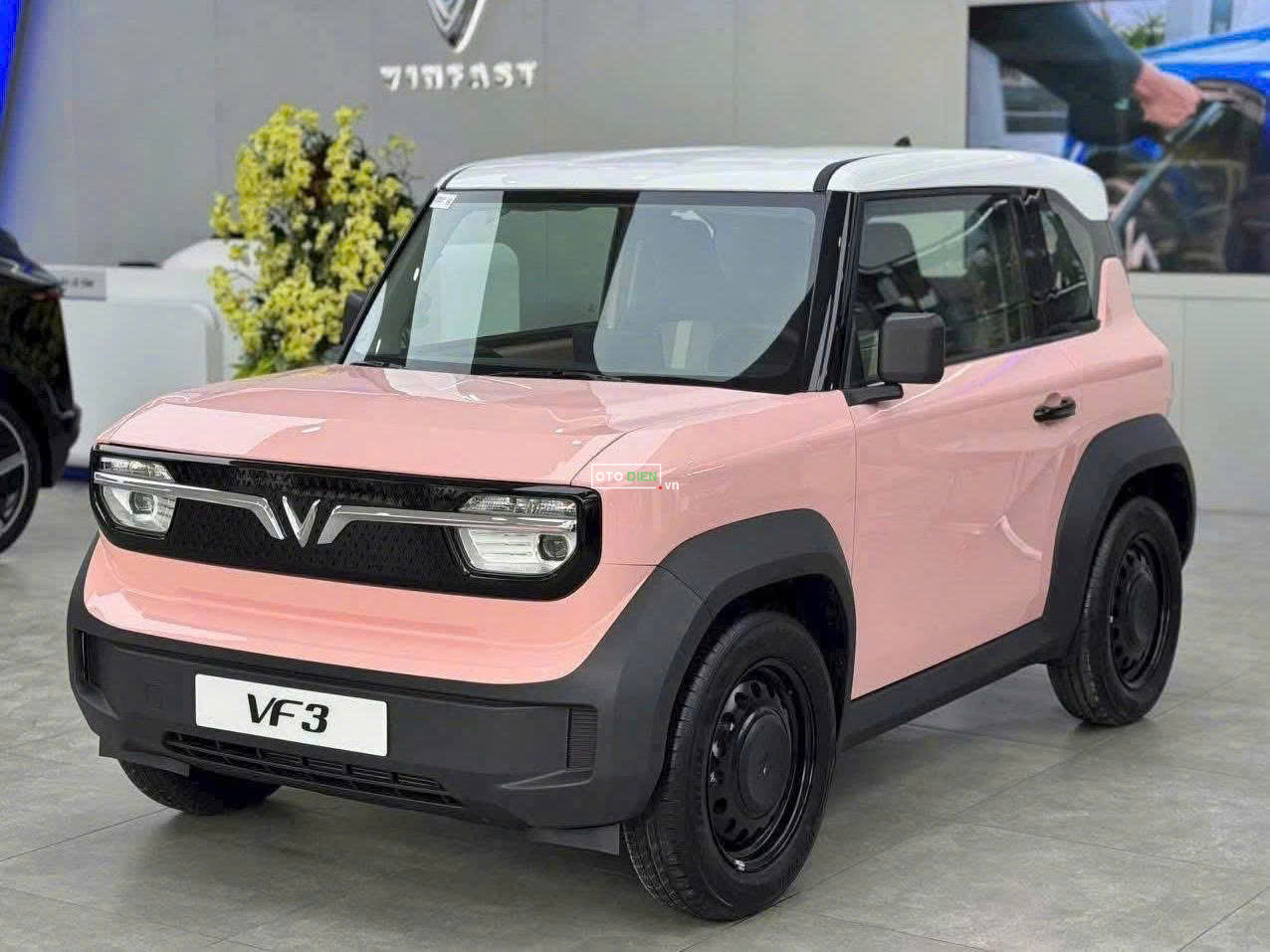 Dáng xe VF3 gọn, khỏe khoắn